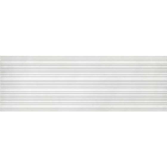 Πλακάκι τοίχου Keros Thames Line Gris 30×90 γυαλιστερό με ανάγλυφες γραμμές